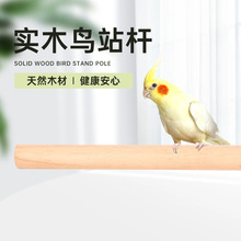 Parrot standing frame solid wood bird cage pole鹦鹉站架1