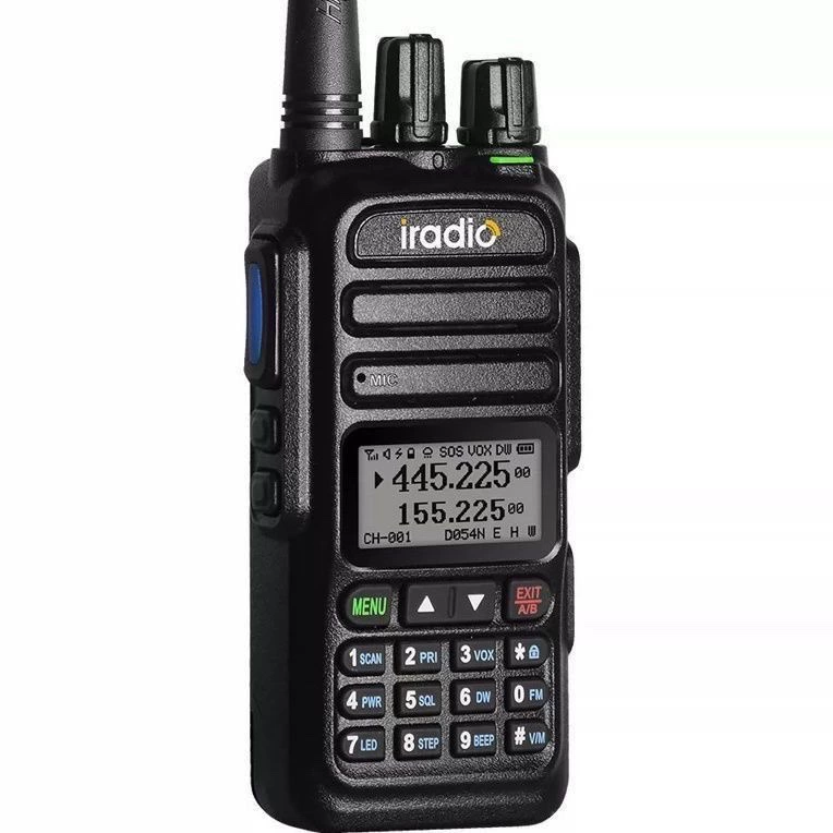 IRADIO Edio UV-83 однокнопочная переход между диапазонами, UV двухдиапазонная радиостанция, имитация мобильного телефона, для автопутешествий