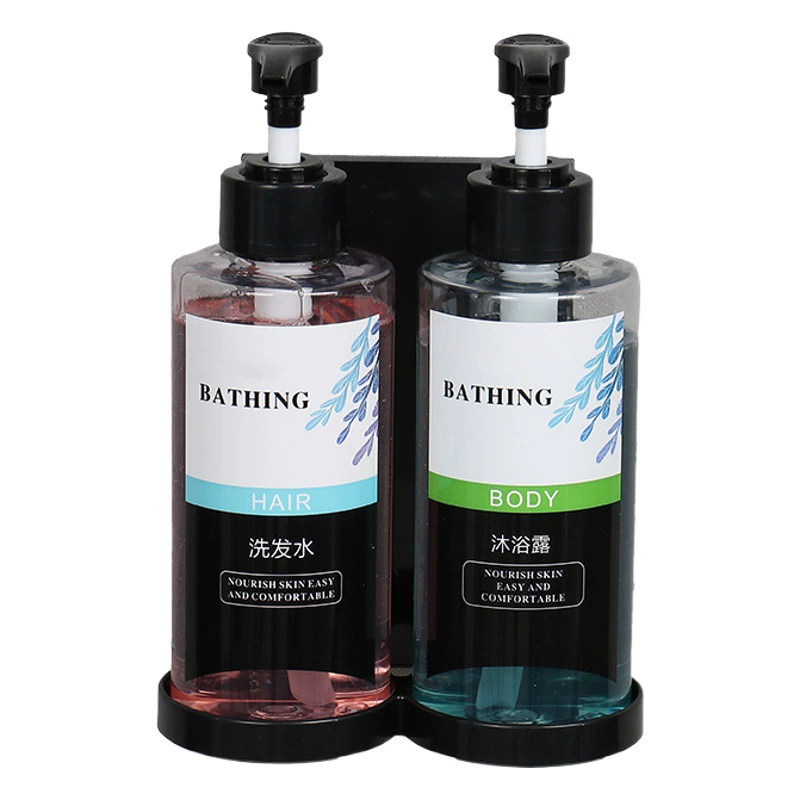 Настенный дозатор мыла для ванной комнаты в отеле, дезинфицирующее средство для рук, пресс-бутылка, гель для душа, дозатор мыла в бутылках