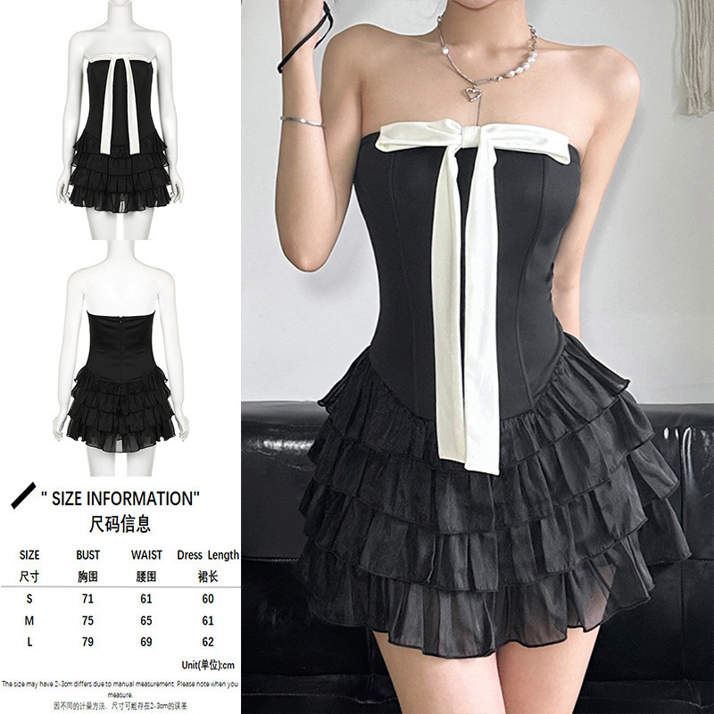 IAMSURE 【フレンチドレス】サスペンダーワンピース レディース サマーショートスカート # ロマンチックなドレス # ホットガールAラインスカート|undefined