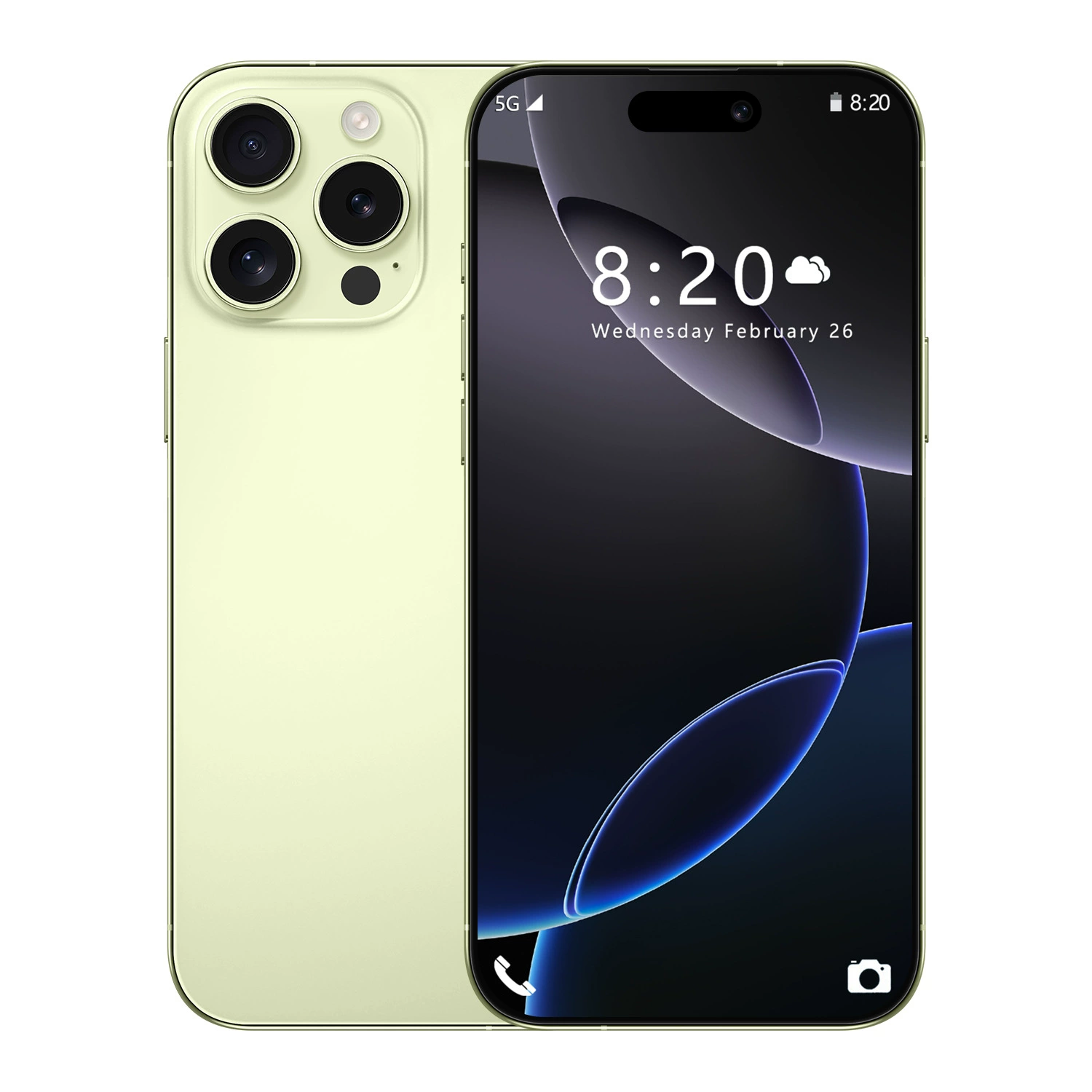 Мобильный телефон, (跨境贸易), intel core i16, 16promax, Android, 7.3 дюйма, 64gb