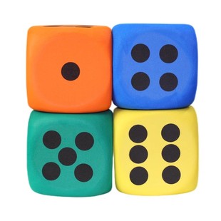8cm rounded dice children's teaching aids toy EVA grinding six-sided fun dice foam EVA square sieve