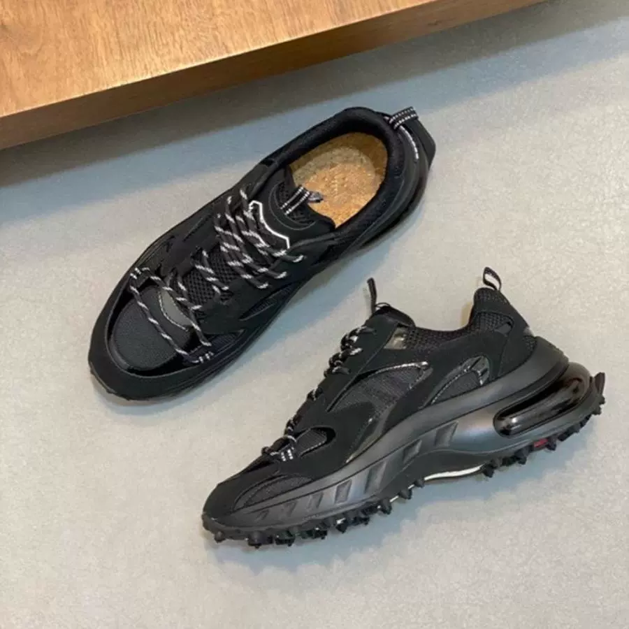 Европейская высококачественная повседневная обувь для внешней торговли, мужская повседневная обувь на толстой подошве из натуральной кожи с цветными блоками, на шнуровке, из воловьей кожи