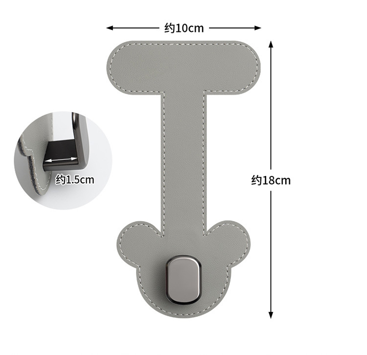 Car Hook Front Car Multi-function Small Hook Invisible Car Supplies Adhesive Co-pilot Hook