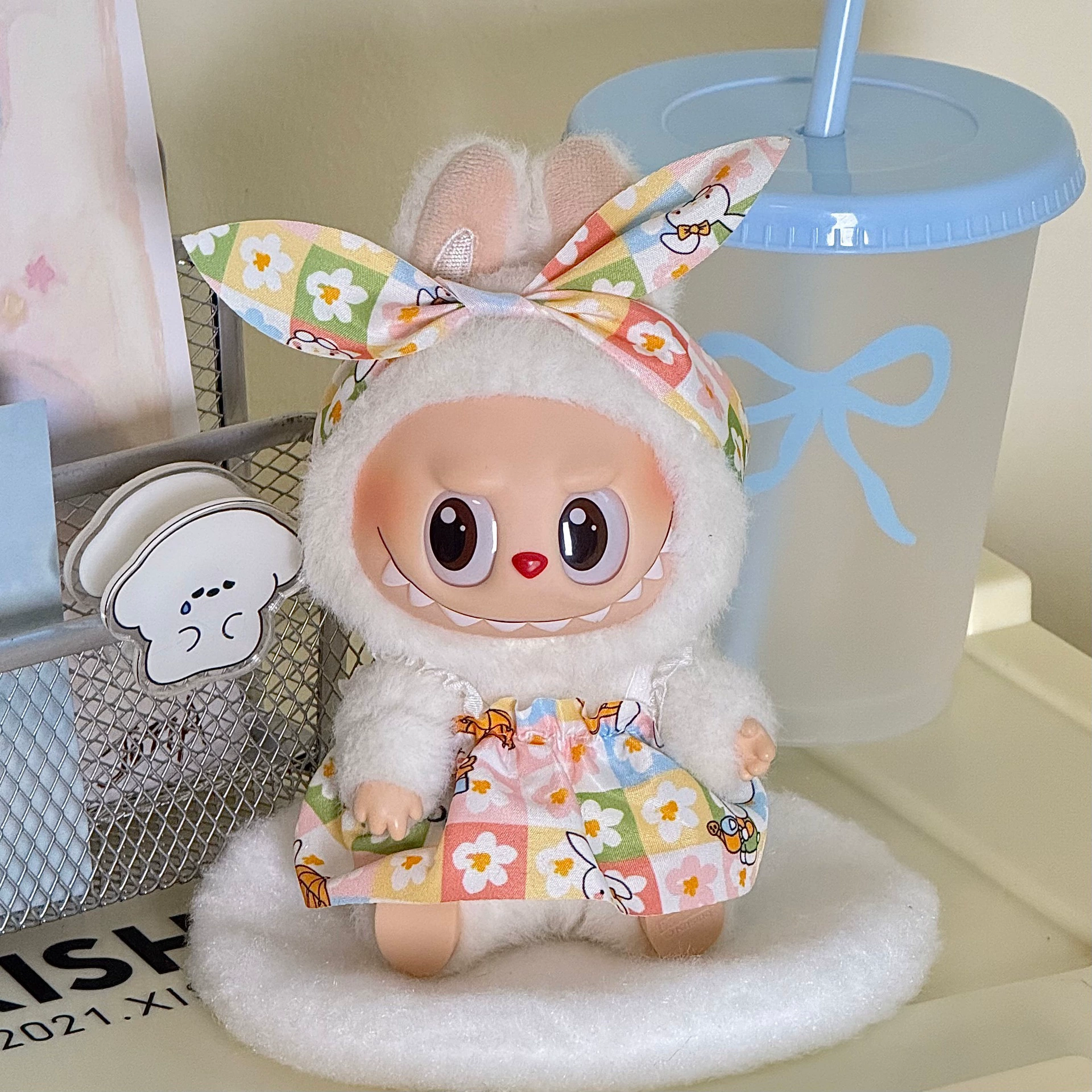 Кукла, набор, подвеска, 17 см, детская одежда, 17 см, второе поколение, оптовая