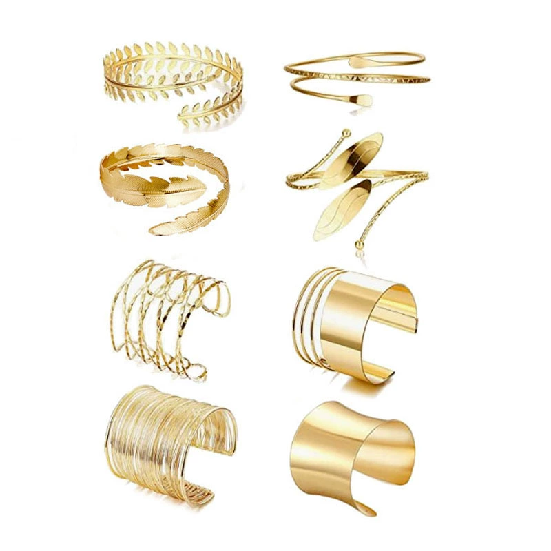 Европейская и Американская Металлическая текстура, пересекающая неправильные линии, витой индивидуальный геометрический глянцевый браслет для мужчин и женщин