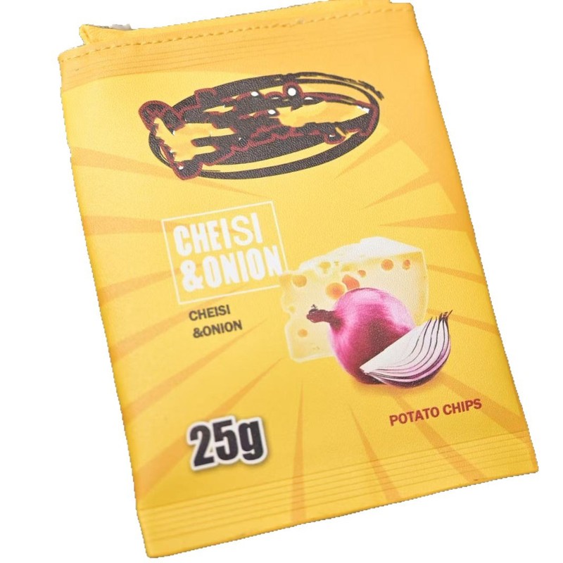 新しい本革パリバッグペンダントポテトチップススナック包装キーホルダートレンディなファッション面白いバッグペンダント在庫あり|undefined