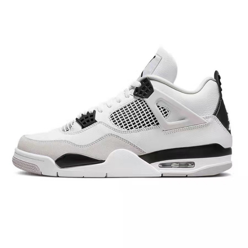 莆田靴ピュアオリジナル AJ4 バスケットボールシューズ黒赤電気母白セメントエアクッションジョー 4 ファッショントレンディな靴カップルスポーツシューズ|undefined