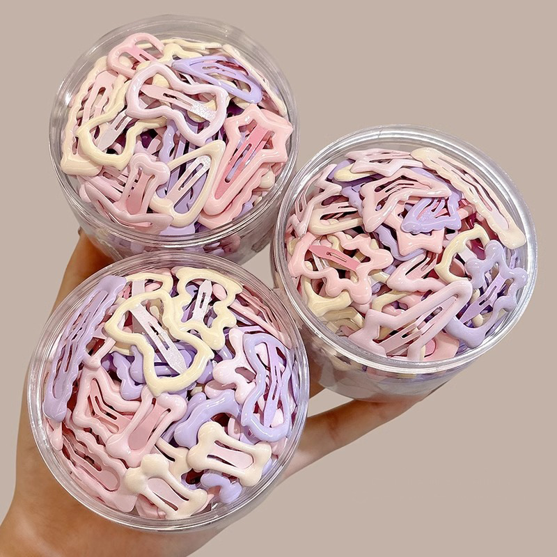 Gradiente estrella rosa clips lindos clips laterales clips frentes clips para el cabello clips para el cabello de niños clips para el cabello