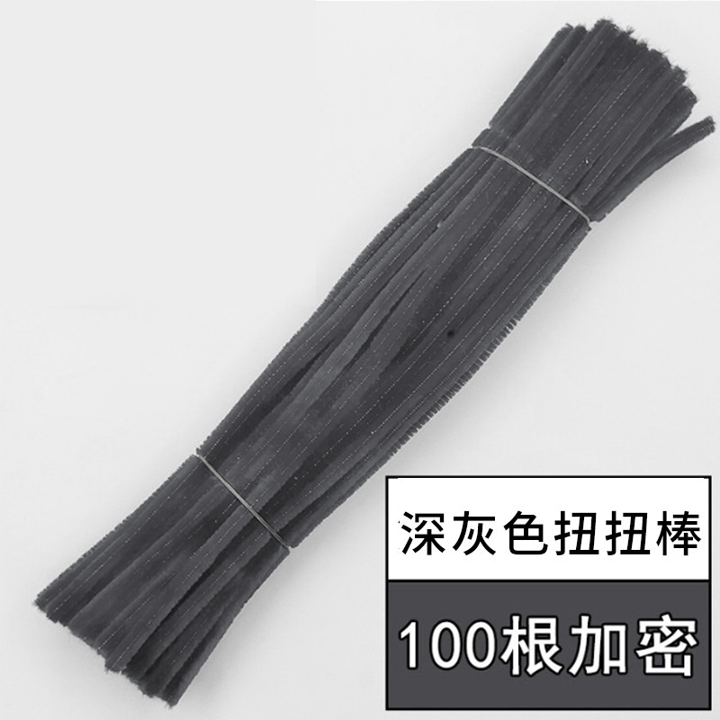 Varilla de torsión encriptada, varilla de torsión de raíz de pelo de simulación de color, varilla de torsión, material de juguete hecho a mano de bricolaje universal súper denso