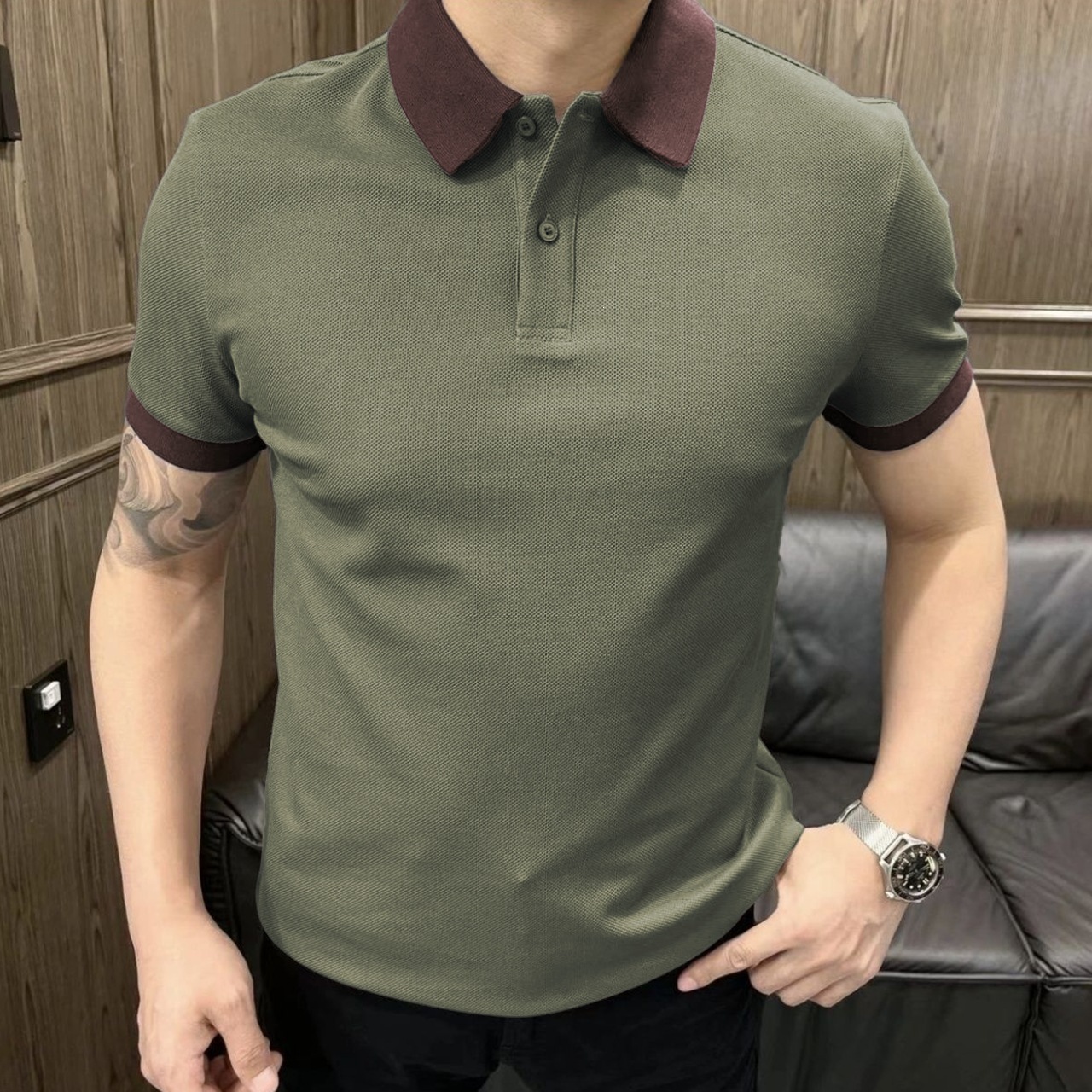 màu ô liu xanh