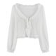 Summer Ice Silk Outer Small Cardigan Summer Women's New Thin Blouse with Sling Skirt Coat Shawl Sun Protection Clothing