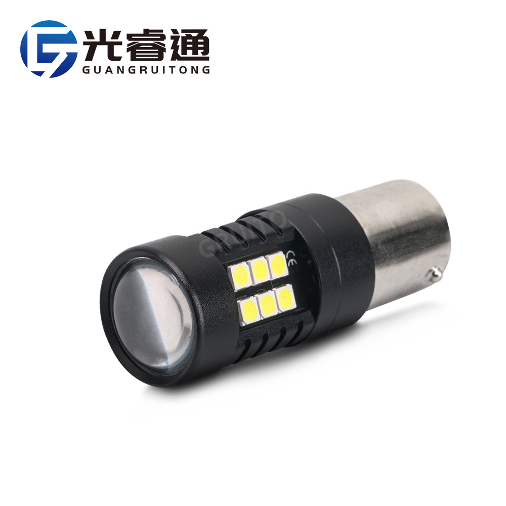 Transfronteriza en stock resalte decodificación corriente constante 3030 21smd coche LED 1156 señal de giro 1157 luz de freno