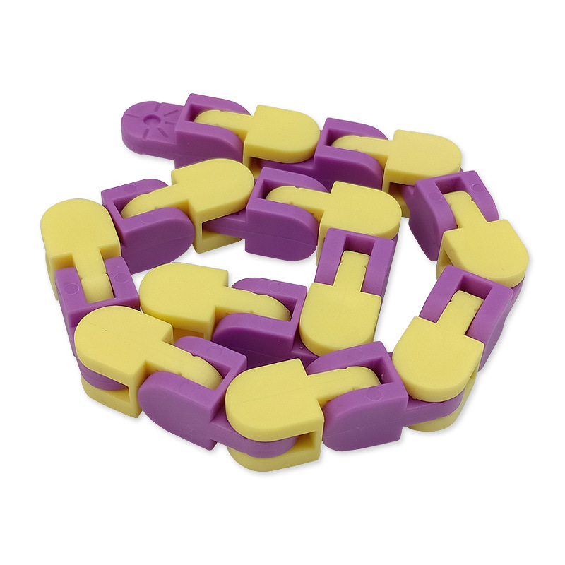 Productos transfronterizos de 24 secciones de la cadena de la pista de la bicicleta de 24 secciones de la cadena de la pista de la bicicleta