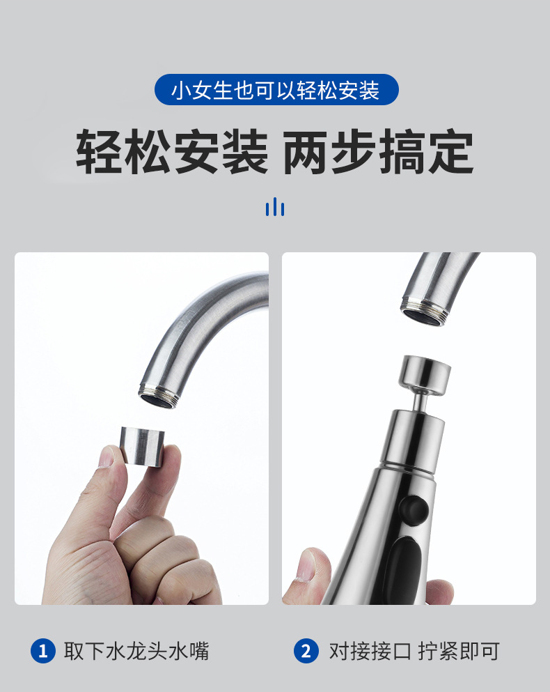 Kitchen showerhead, faucet splash guard, extended filter, universal faucet, extended shower head, universal undefined