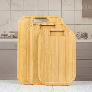 Household Bamboo Cutting Board Chinese Kitchen Cutting Board Thickeneded Bamboo Cutting Board Fruit Board Classification Chopping Board Nanzhu Chopping Board