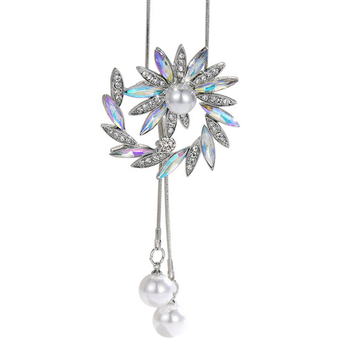 Autumn and winter sweater chain, high-end women's versatile high-quality tassel pearl sweater chain jewelry women's accessories