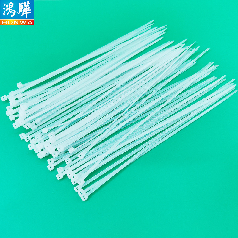 材质PA66白色3*200mm电缆船用Cable tie自锁式塑料索带2.7*200