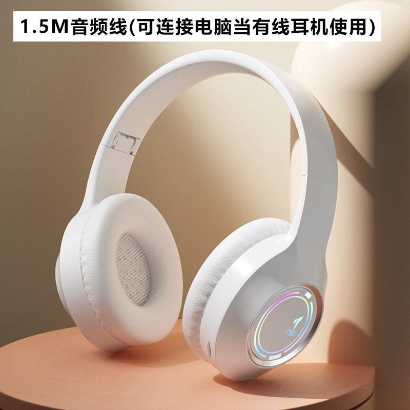 头戴式ANC降噪无线蓝牙耳机电脑电竞带麦游戏运动重低音音乐手机|undefined