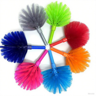 Cross-Border Best-Selling Multifunctional Spherical Ceiling Broom for Household Dust Removal, Washable Spider Web Cleaning Tool