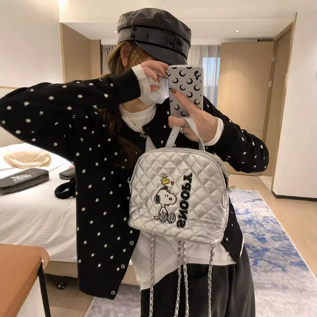 Женский вязаный кардиган KANING с круглым вырезом и принтом в горошек, новинка осени-зимы 2025, модный дизайн в корейском стиле, свитер-накидка для женщин