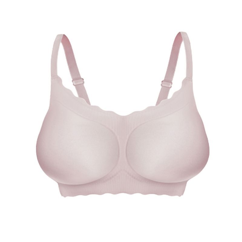 Taza de expansión tira de jalea soporte suave sujetador pequeño pecho de las mujeres empuja hacia arriba grande sin costuras puro deseo dibujos animados pecho engrosado sujetador