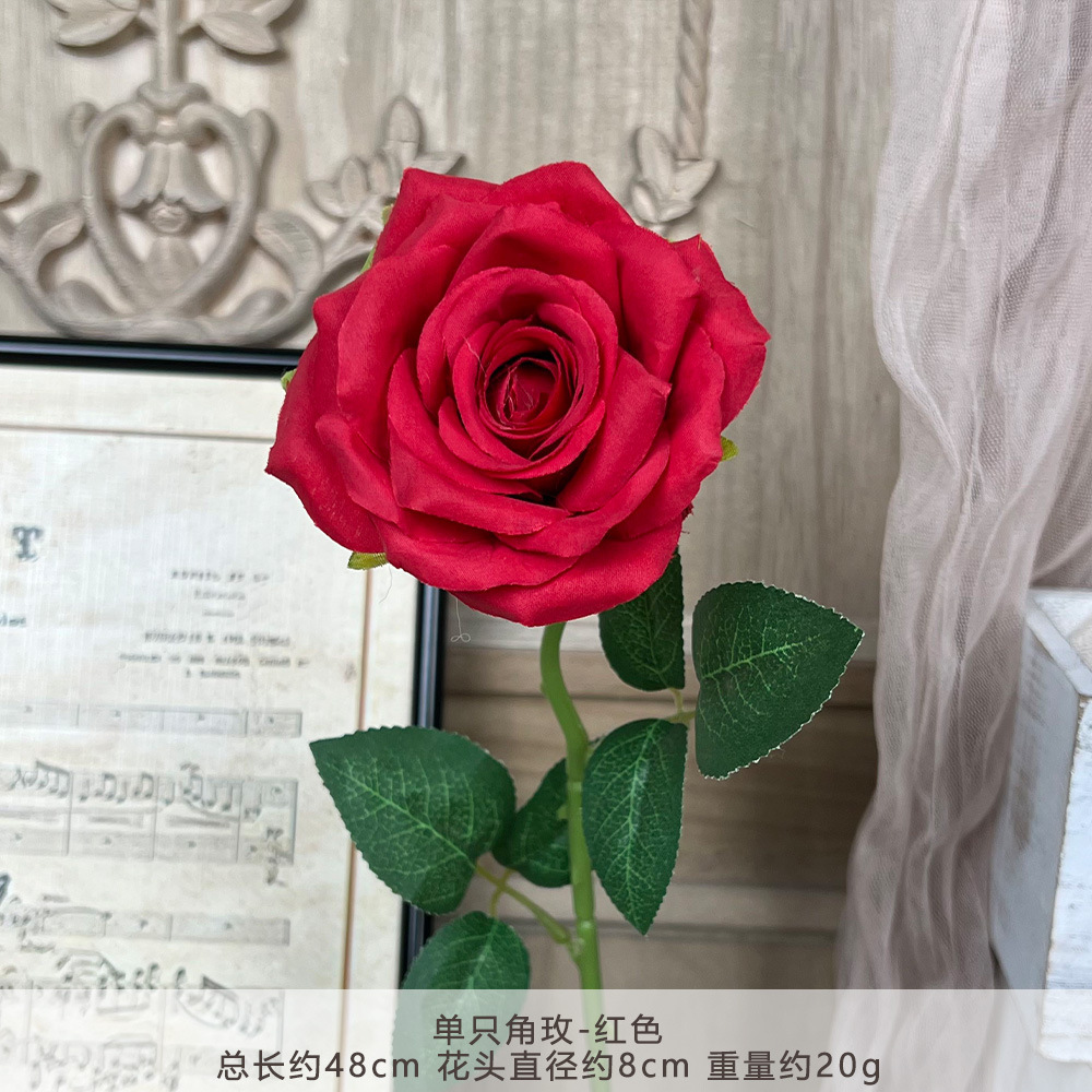 Ty - single horn rose - red