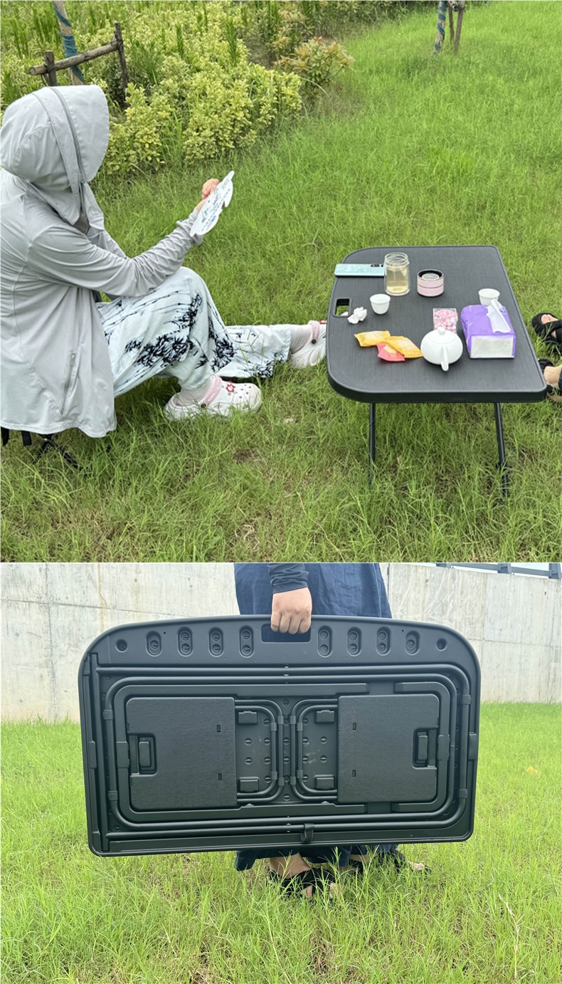 Suitable for Tesla Model Y Camping Small Table Board, New Trunk Folding Hidden Table Accessories