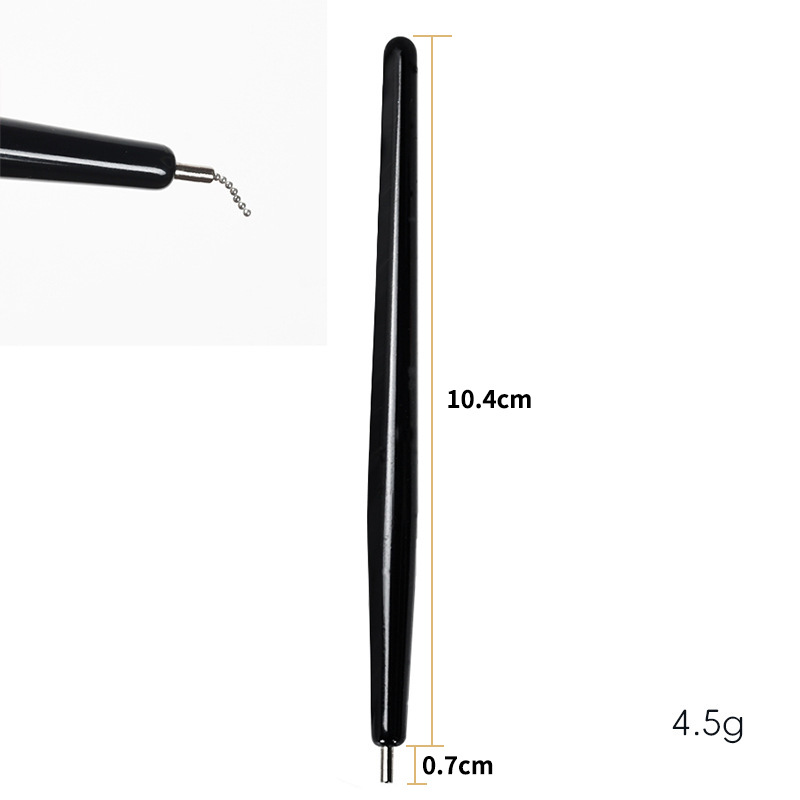 Manicura ojo de gato imán de doble cabeza engrosamiento elegante imán de hierro 2025 nueva herramienta de ojo de gato de mástil imán multifunción