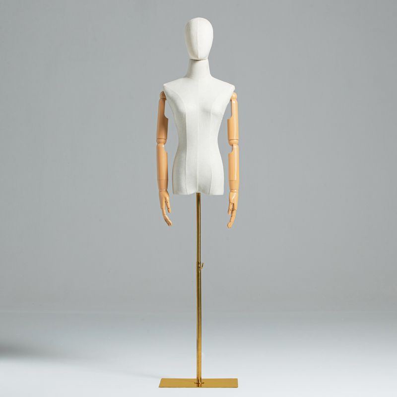 Modelo de cabeza maniquí accesorios tienda de ropa de mujer ventanas de exhibición modelo de vestido de boda busto modelo