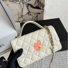 2025新款春夏新款小香风菱格链条包包女羊皮时尚邮差包单肩斜挎包