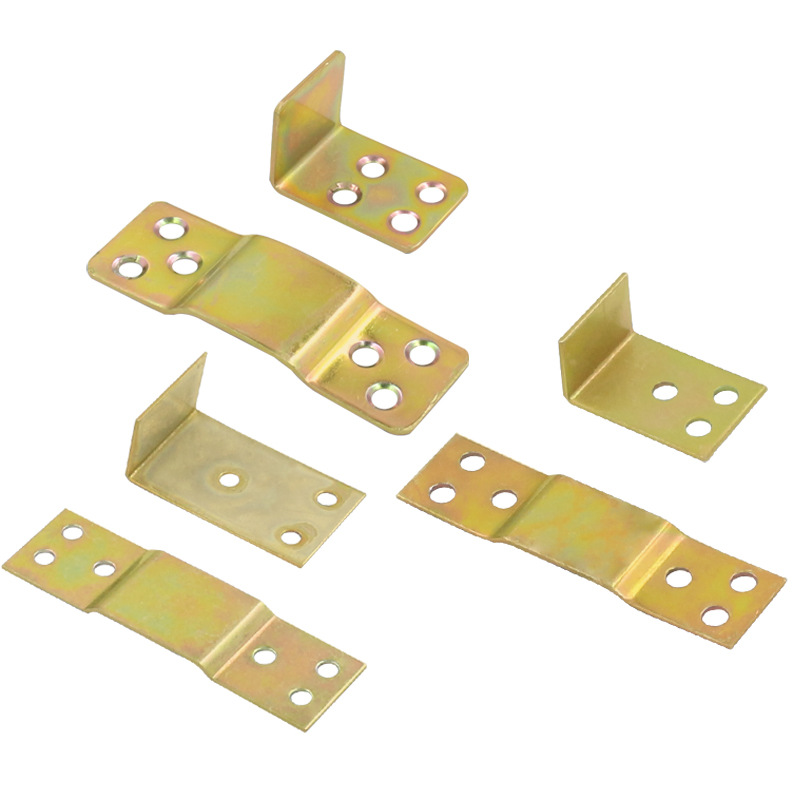 Soporte de cama engrosada bisagra de cama de siete palabras hebilla colgante cama enchufable bisagra de cama soporte cuadrado de madera soporte de viga de cama conector de hardware