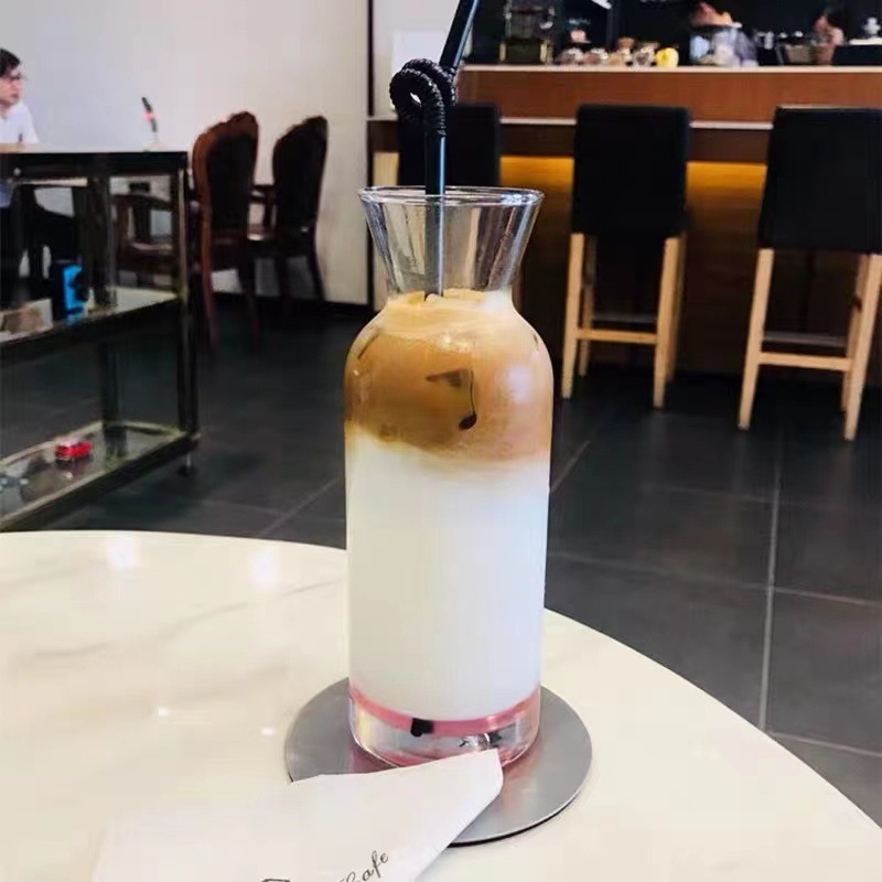 Importación turca pasapachi frutas taza de té fría botella de vidrio limón bebida taza de té frutas tetera