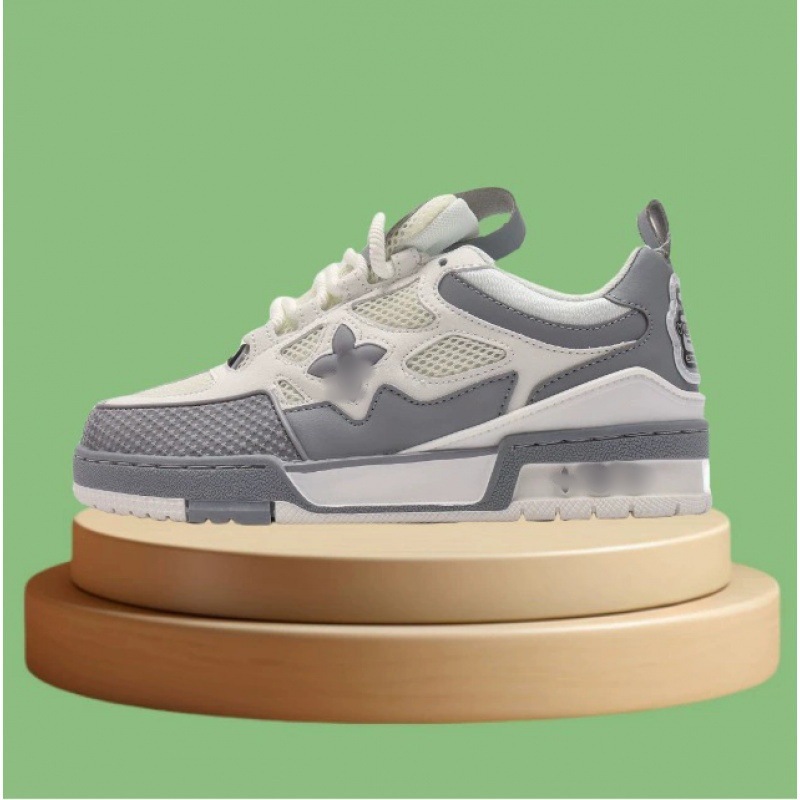 Zapatos de Putian, zapatos de pareja de moda de trainer, zapatos de tablero en relieve, zapatos gordos, zapatos deportivos de plataforma de aumento de moda