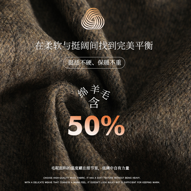 灰色羊毛呢西装外套女春秋2025新款高级感气质小个子短款女士西服|undefined