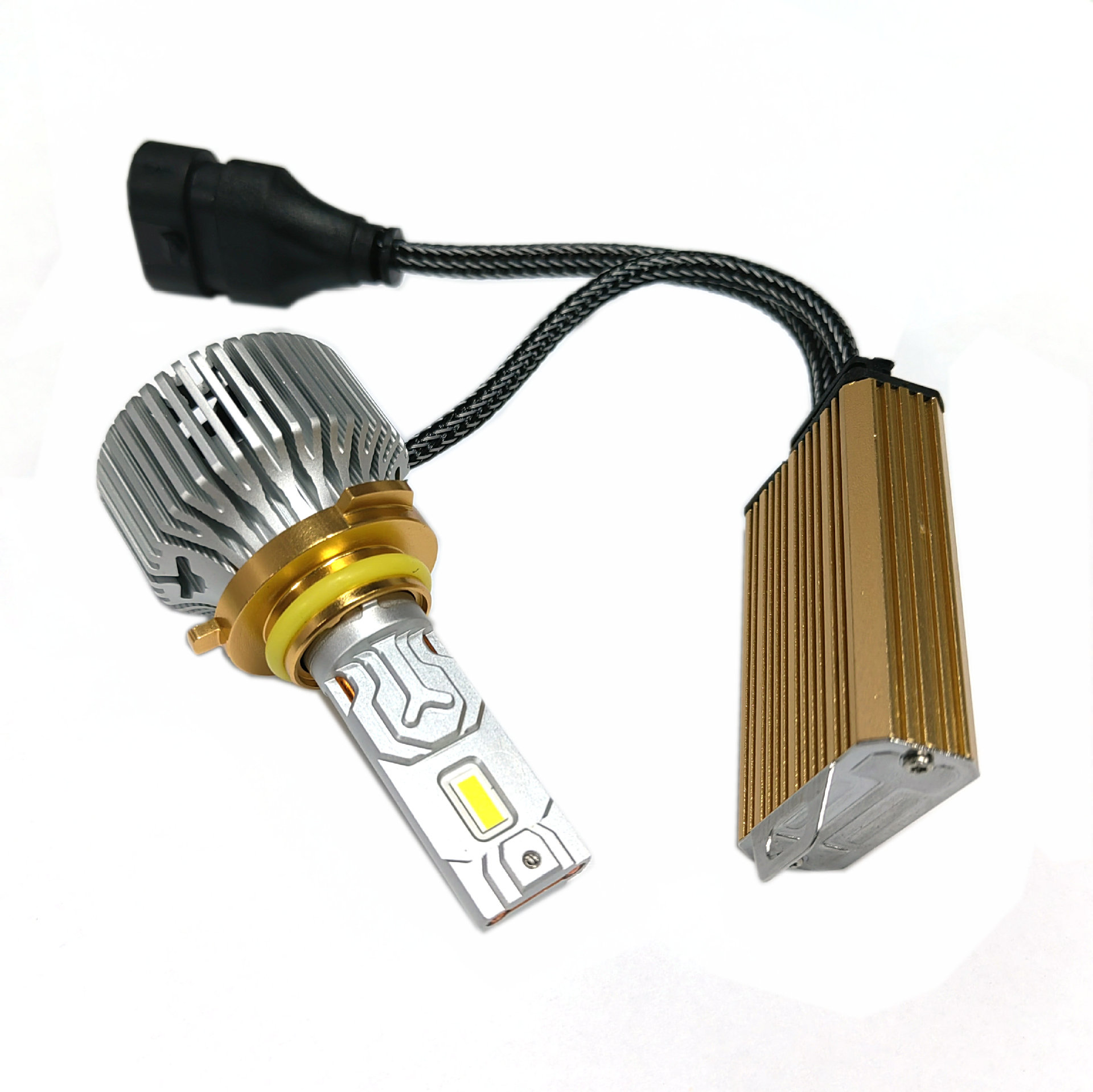 Phare de voiture H4 H19 à LED haute luminosité avec décodage, 80 W, 24 V_voghion.com