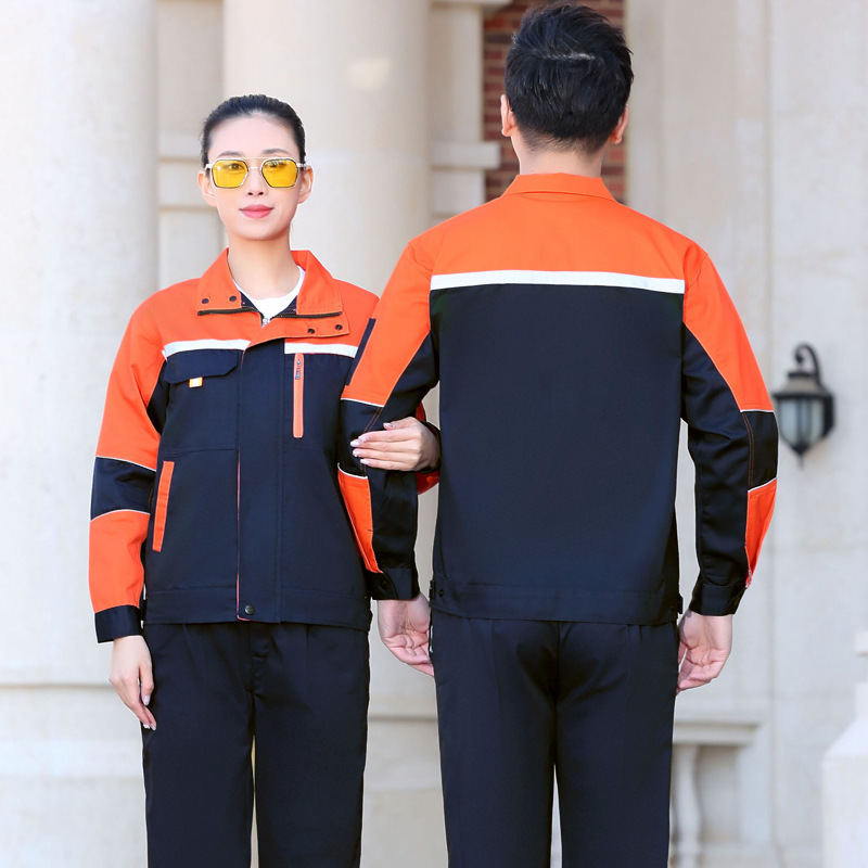 春秋冬涤棉长袖工作服套装男耐脏耐磨工厂服定做工厂服劳保服定制|undefined