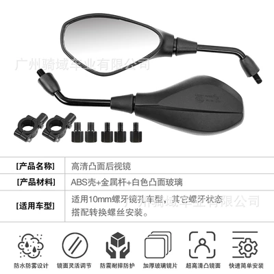 Motorcycle rearview mirror Qianjiang Lanbaolong Bn300 Hongbaolong
