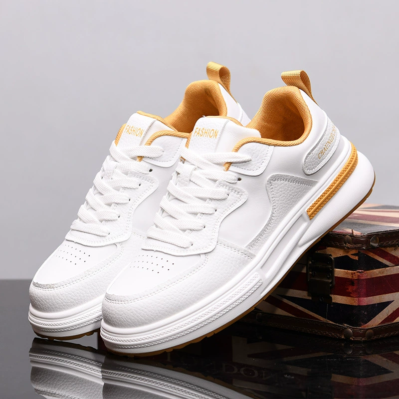 Новая весна и лето Маккуин маленькая белая обувь мужская обувь дикая обувь увеличена толстая подошва обувь мужская дышащая повседневная обувь мужская FG2352