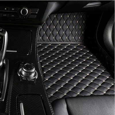 Ayaqaltılar (Kovriklər): side, 320Li, 325Li, 525Li, 5302 series - passenger-side-single-layer-black-with-gold-thread