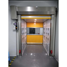 快速卷帘门 货淋室 自动感应开门 语音风淋通道式不锈钢  货淋室