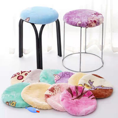 Chair cushion, stool cushion, seat cushion, plush fleece office long sit cushion, student female chair warming seat cushion, soft buttock cushion