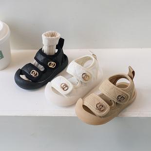 Summer Baby Sandals 1-2-3 Years Old Soft Sole Toddler Shoes Boys Casual Shoes Girls Chanel Style Children's Shoes