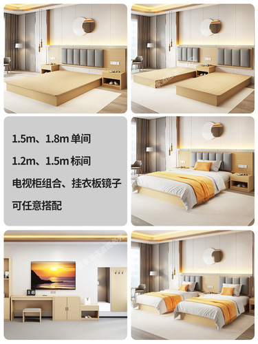 Single and double bed rental rooms, hotel-style furniture, standard twin rooms, complete sets of hotel bedding, single rooms available for booking, guesthouse apartments