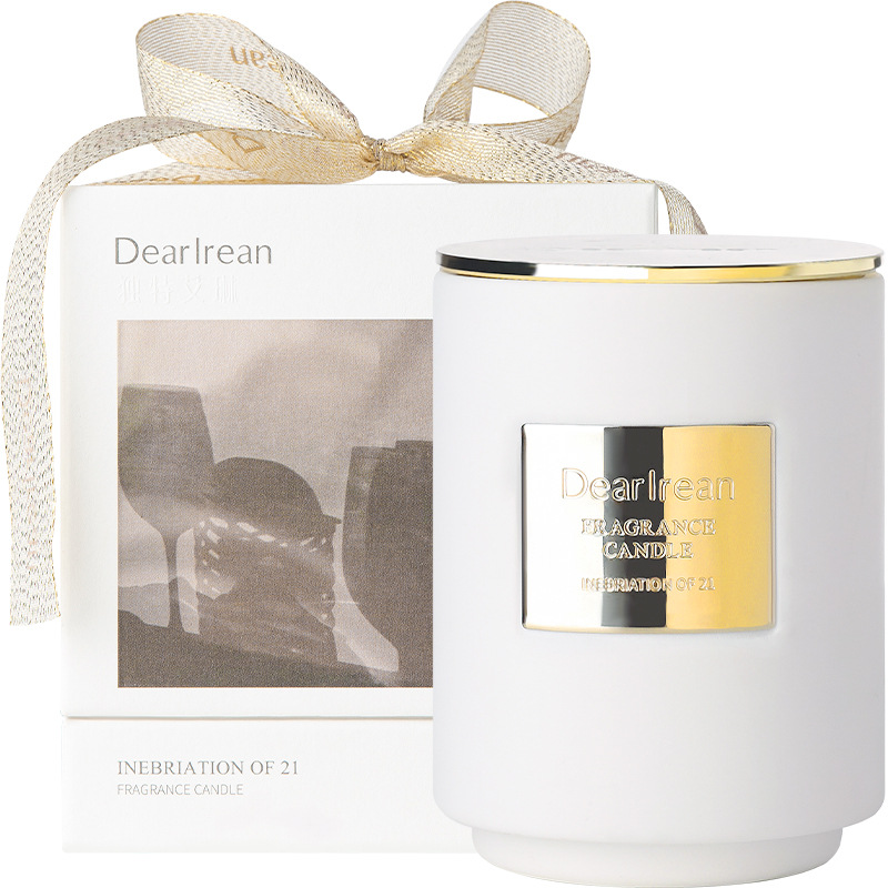 Doftljus av vax i presentask för hemmet och sovrummet_voghion.com