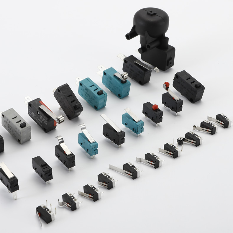 小型防水微动开关长柄微动开关 滚轮微动开关 短柄微动开关