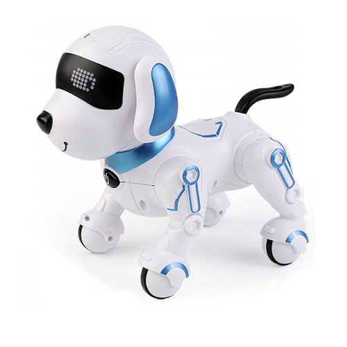 Cross-border electric singing dog smart sensing pet machine dog children's intelligence early education programming pet dog