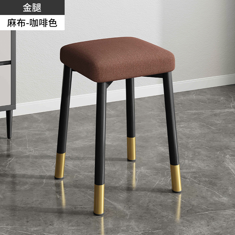 Taburetes sala de estar casera taburetes taburetes de comedor taburetes metálicos taburetes de comedor modernos taburetes de comedor simple taburetes de asiento