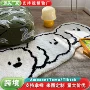 小狗女孩床边簇绒床边毯