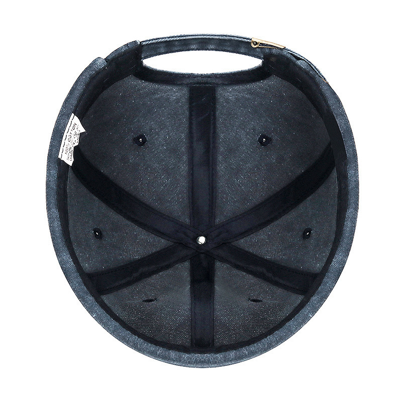 Nuevo cross-border de cuatro estaciones para hombres y mujeres calles hip-hop sombrero transpirable sombrero de propietario de telas vaquerinas lavables sombrero sombrero sombrero